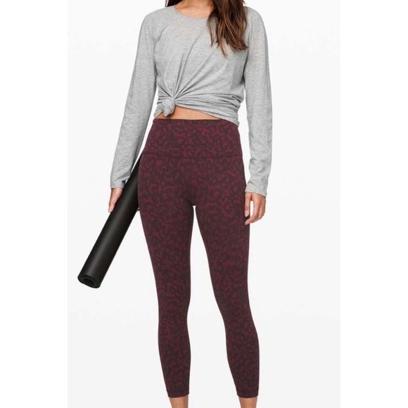 lululemon athletica Pants - Lululemon align leggings - formation camo dark adobe multicolor size 6